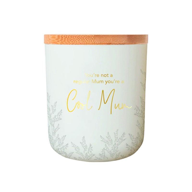 Sentiment Soy Candle Cool Mum