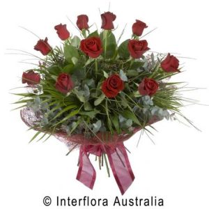 Bouquet of 12 long Red Roses