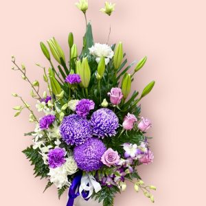 Purple Vase Arrangement