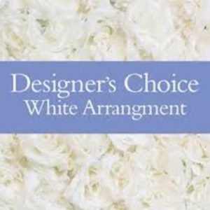 A Florist Choice Designer White Mixed Box Arrangement.