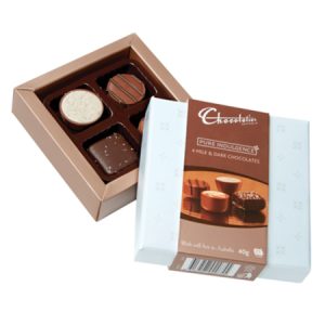 Chocolatier 40 gm Pure Indulgence. Mixed selection. Mini Treat Box