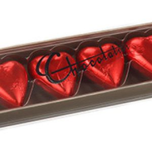 Chocolatier Hearts.45 gm. Red